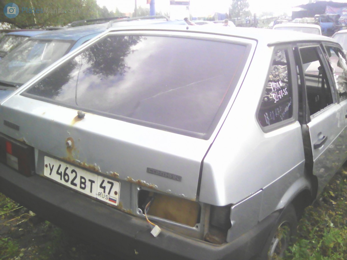 у 462 вт 47, Lada (VAZ) 2109 2109 Спутник (Samara/Forma/Sputnik), 1987–2004 (–2011 for others)