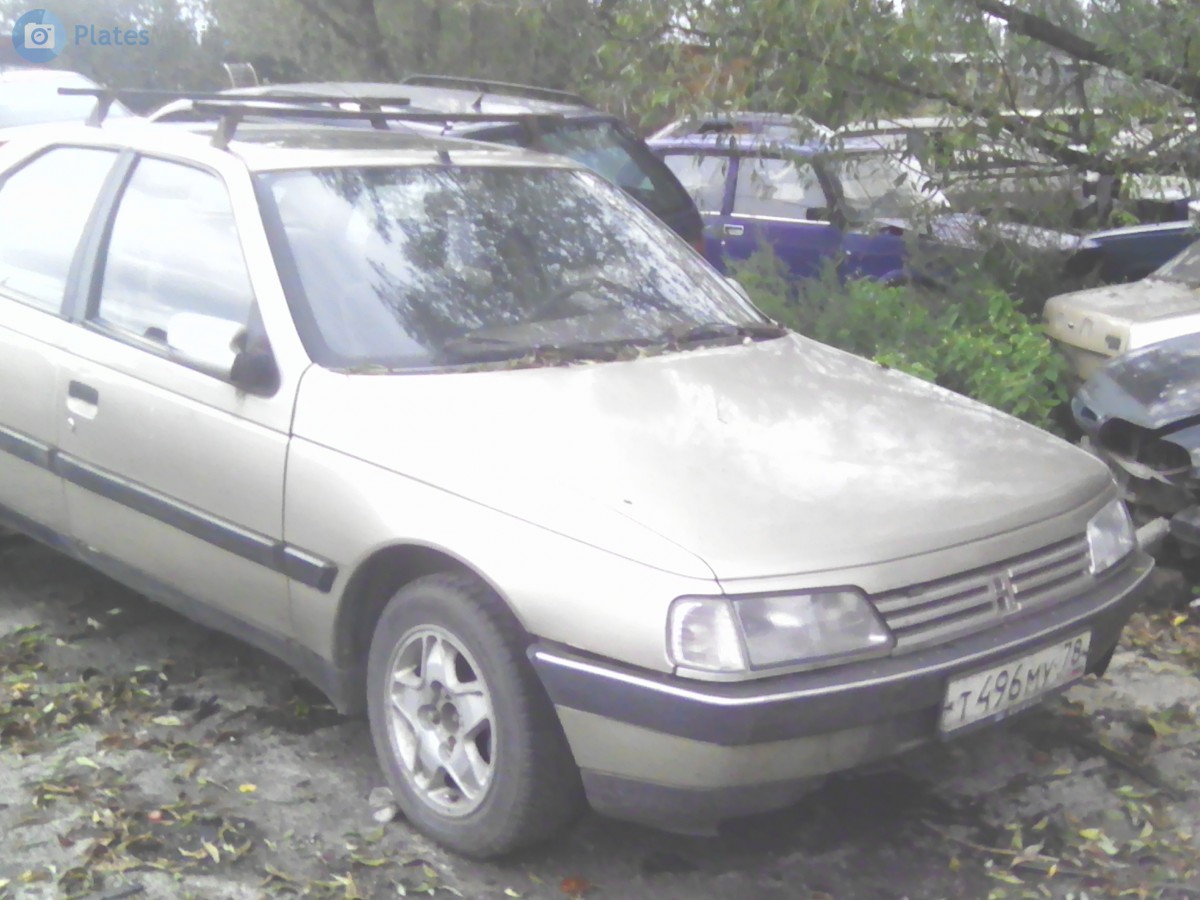 т 496 му 78, Peugeot 405 1st gen Sedan (D6/D7), 1987–1996 (2019– for AZ-market)