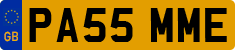 License plate of the United Kingdom, 2001 year system