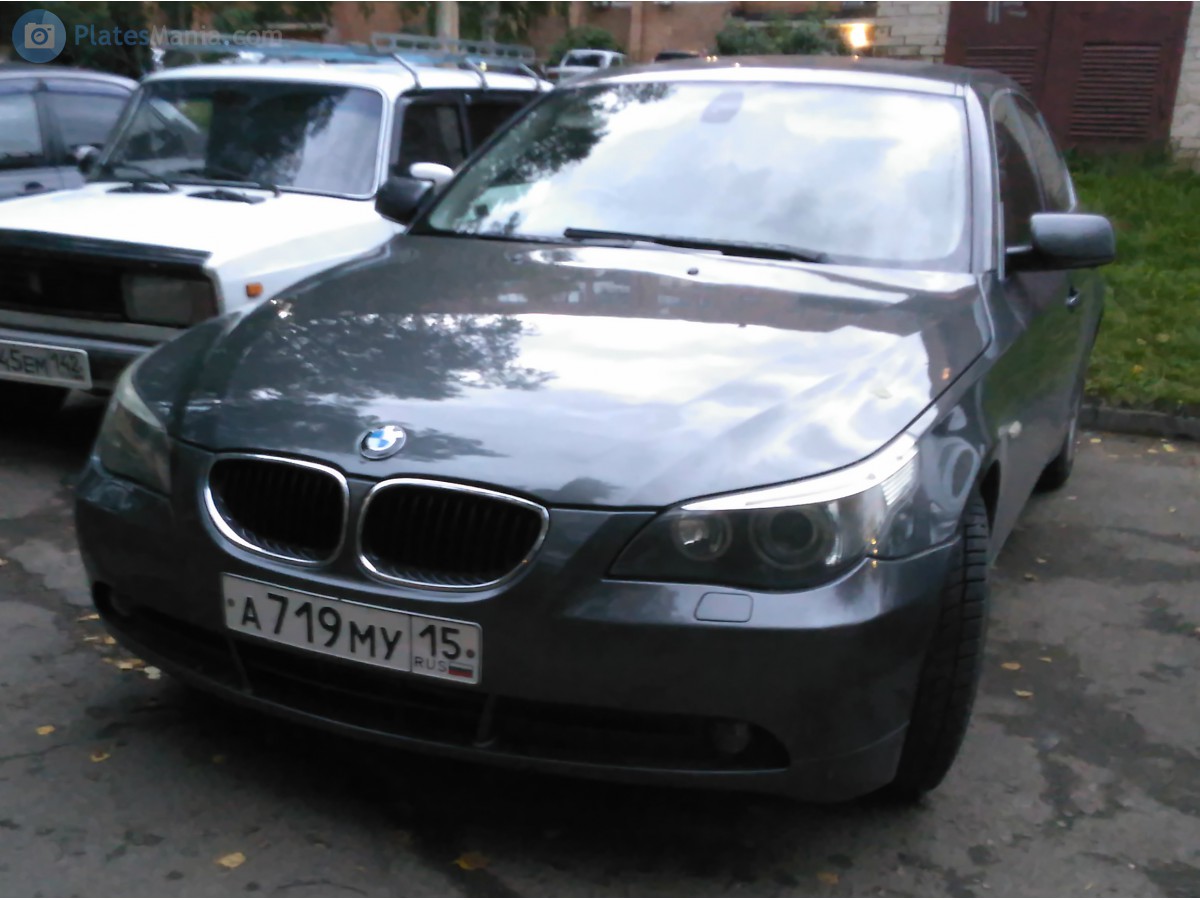 а 719 му 15, BMW 5 Series 5th gen Sedan (E60), 2003–2010