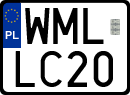 License plates of Poland, Regular car plates
