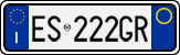 License plate of Italy, Cars (1994 year series)