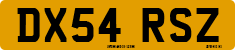 License plate of the United Kingdom, 2001 year system