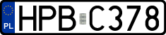 License plates of Poland, Authorities