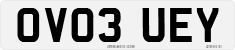 License plate of the United Kingdom, 2001 year system