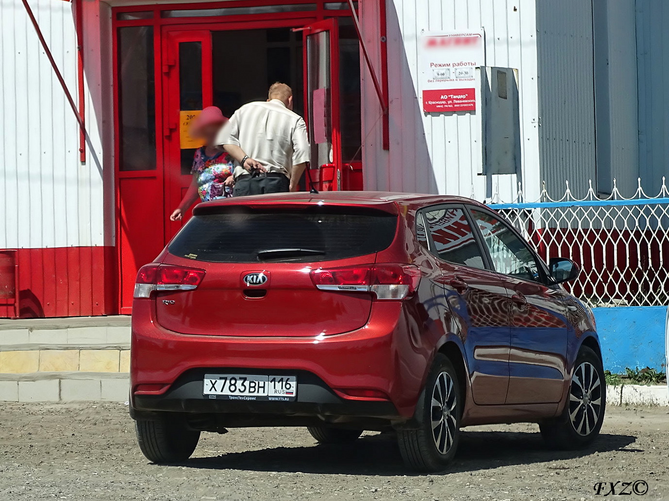 х 783 вн 116, Kia Rio 3rd gen Hatch (QB; CIS-market), facelift, 2015–2017