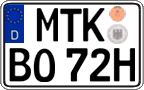 German license plate, Plates for oldtimers (type 