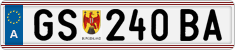 License plate of Austria, Regular plates