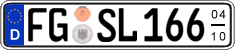 German license plate, Seasonal plates
