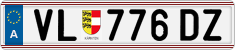 License plate of Austria, Regular plates