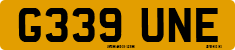 License plate of the United Kingdom, 1983 year system