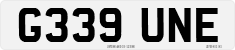 License plate of the United Kingdom, 1983 year system
