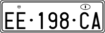License plate of Italy, Temporary