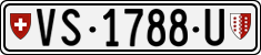 License plate of Switzerland, Dealer (with 