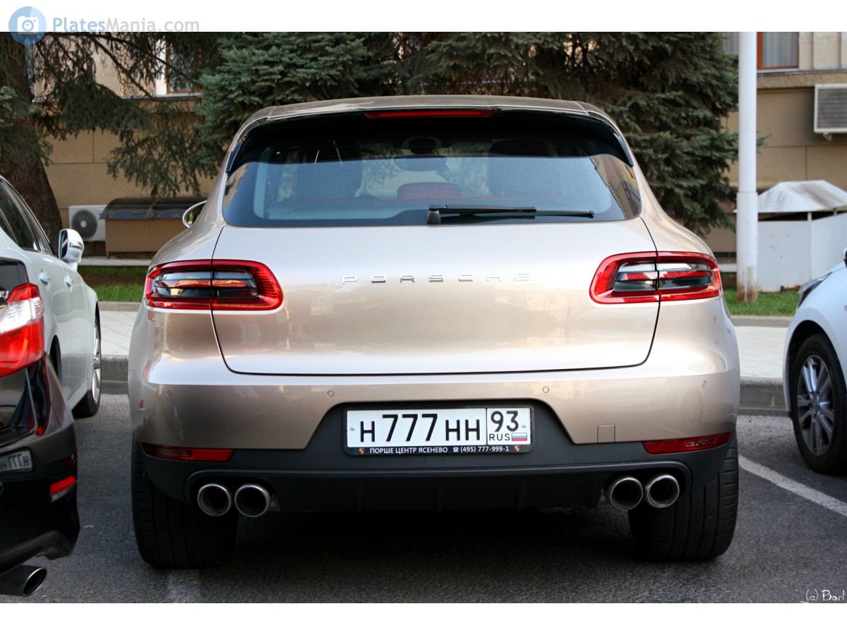 н 777 нн 93, Porsche Macan 1st gen (95B), 2014–2018