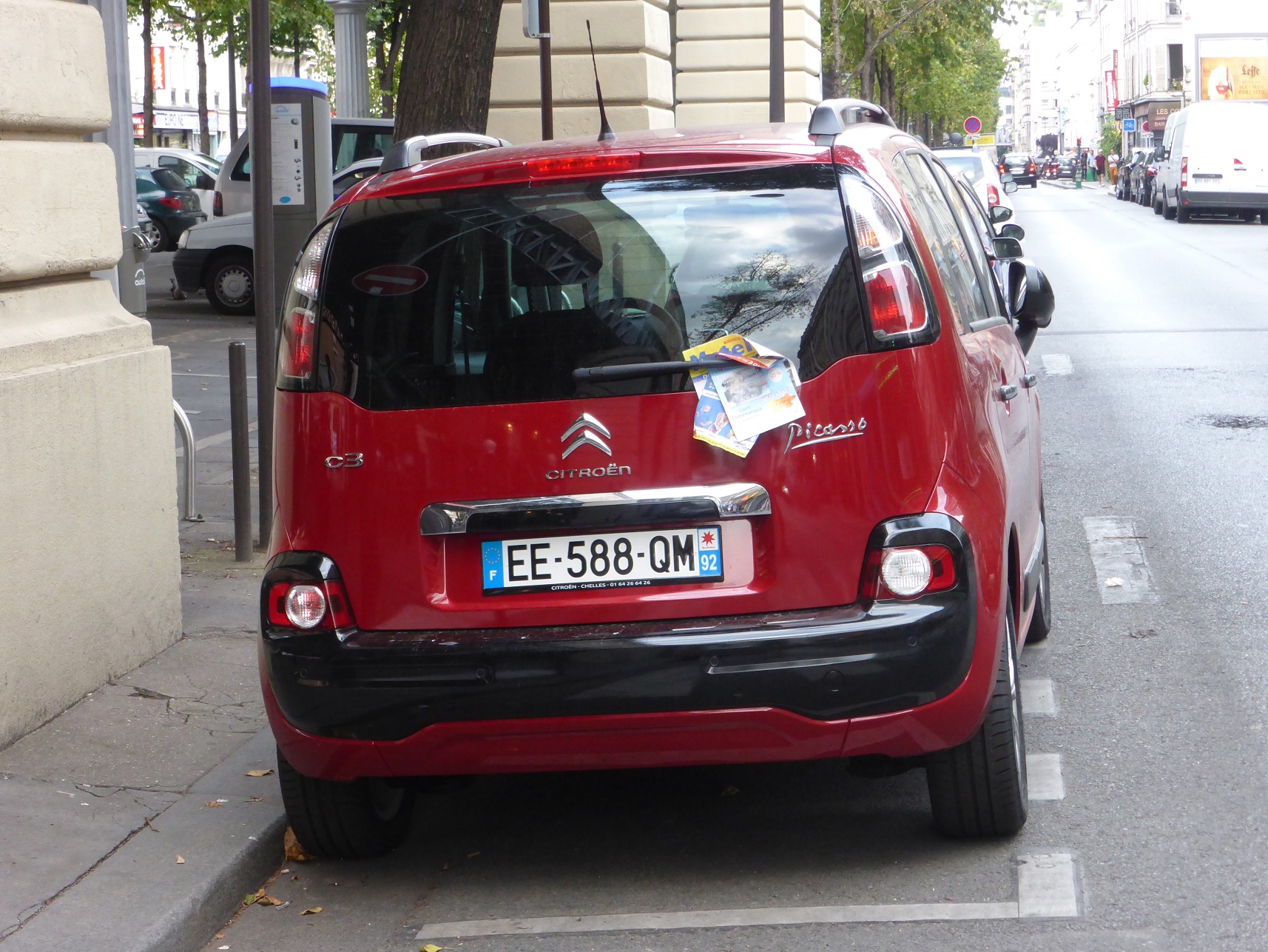 EE-588-QM, Citroёn C3 Picasso 1st gen (A58; Global-market), 2009–2017