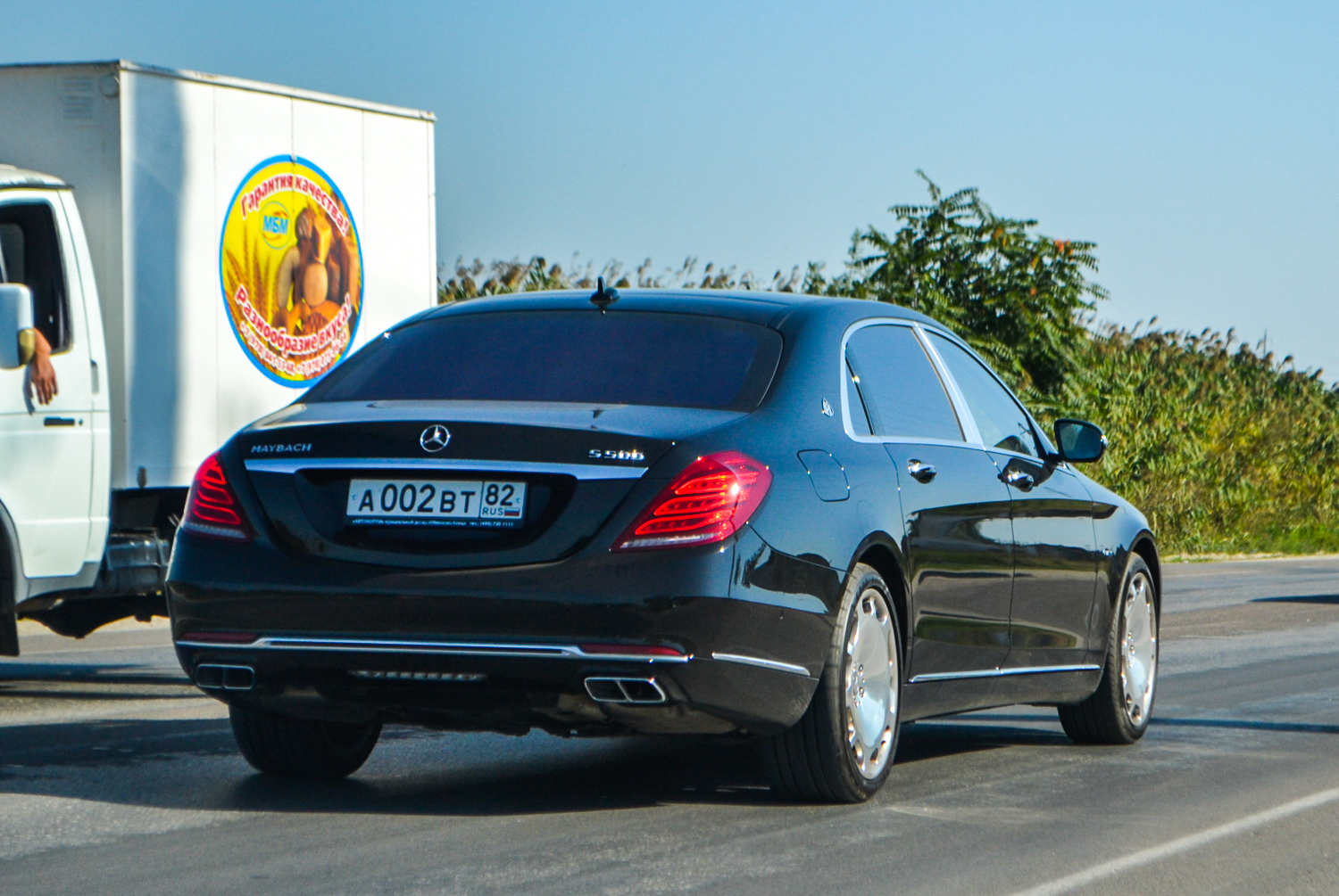 а 002 вт 82, Mercedes-Benz S-Klasse Maybach, 8th gen Sedan (X222), 2015–2020