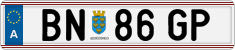 License plate of Austria, Regular plates