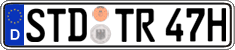 German license plate, Plates for oldtimers (type 
