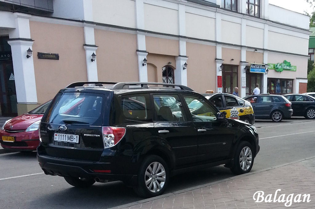 1111 MB-1, Subaru Forester 3rd gen (SH), 2008­–2013