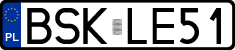 License plates of Poland, Regular car plates