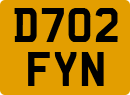 License plate of the United Kingdom, 1983 year system
