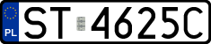 License plates of Poland, Regular car plates