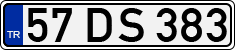 License plate of Turkey, Regular plates