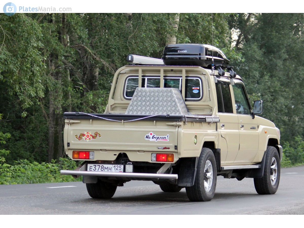 е 378 мн 125, Toyota Land Cruiser 70 Pickup (J79), 1st facelift, 2007–2023