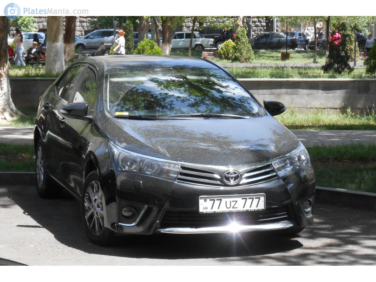 77 UZ 777, Toyota Corolla 