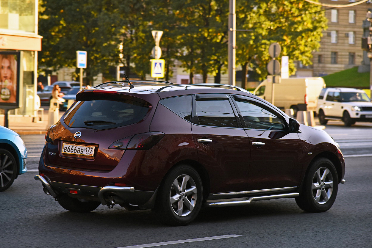 в 666 вв 177, Nissan Murano 2nd gen SUV (Z51), 2007–2016