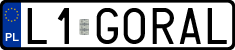 License plates of Poland, Vanity Plates