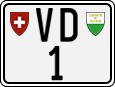 License plate of Switzerland, Motorcycles