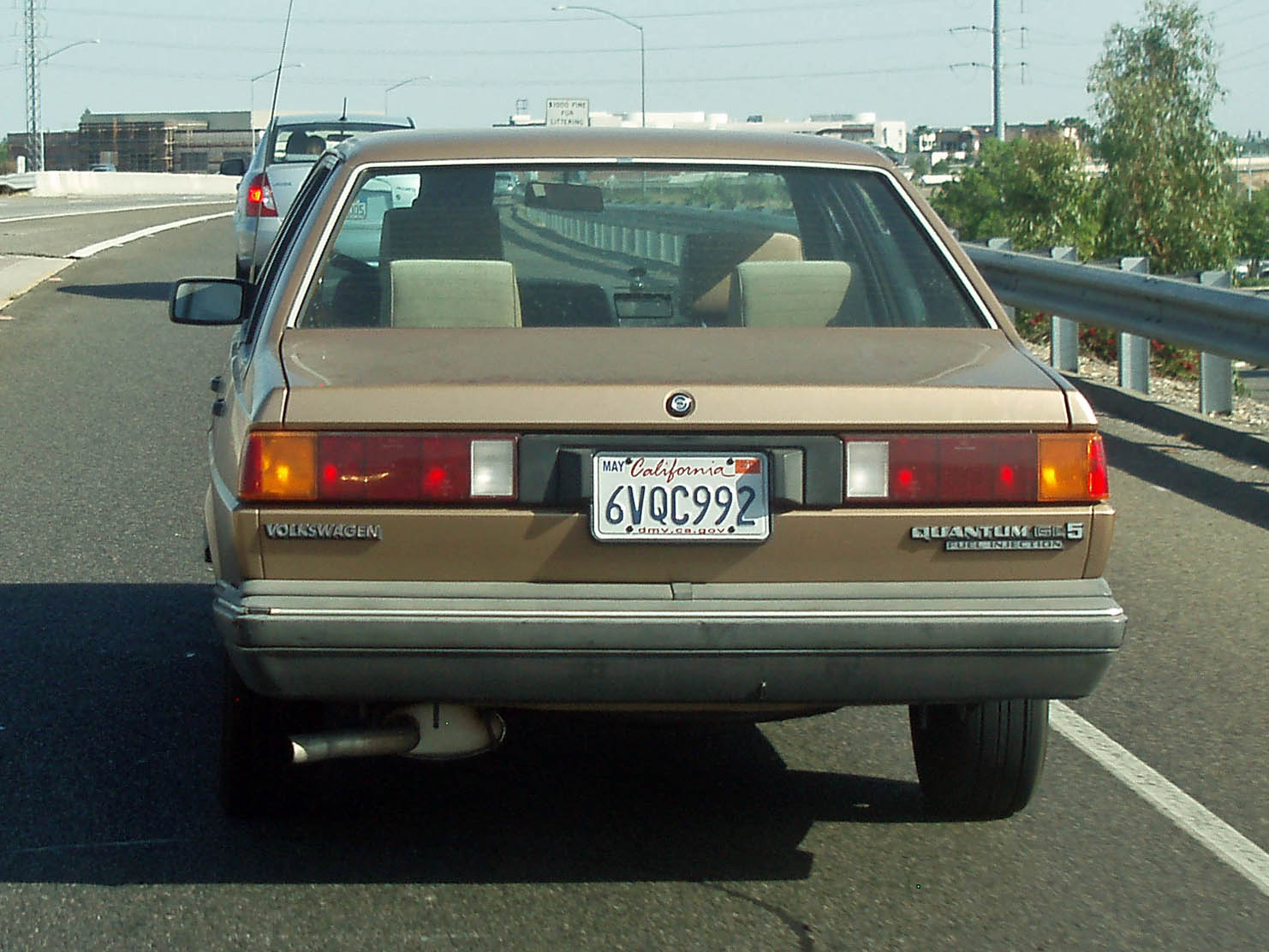 6VQC992, Volkswagen Quantum 1st gen Sedan (B2; 32B; US-market), 1982–1988