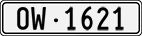 License plate of Switzerland, Cars