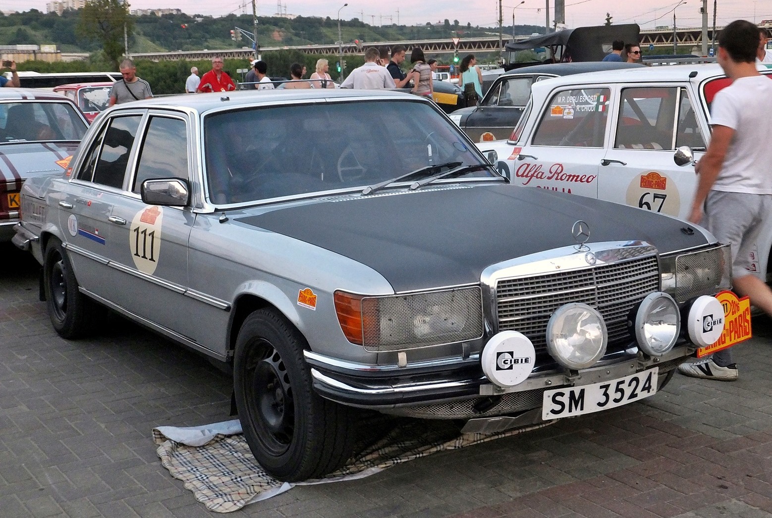 SM 3524, Mercedes-Benz S-Klasse 3rd gen (W116/V116), 1972–1980