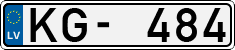 License plate of Latvia, Regular car plates