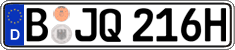 German license plate, Plates for oldtimers (type 