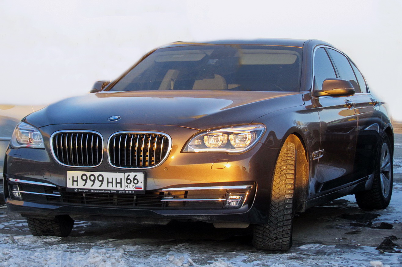 н 999 нн 66, BMW 7 Series 5th gen (F01–F04), 2008–2015