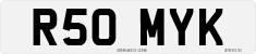 License plate of the United Kingdom, 1983 year system