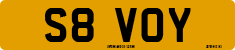License plate of the United Kingdom, 1983 year system