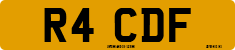 License plate of the United Kingdom, 1983 year system