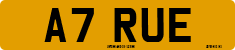 License plate of the United Kingdom, 1983 year system