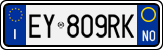 License plate of Italy, Cars (1994 year series)