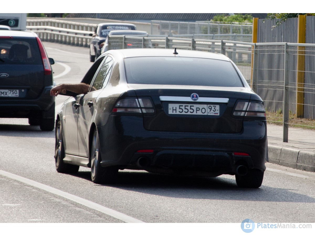н 555 ро 93, SAAB 9-3 2nd gen Sedan (YS3F), facelift, 2007–2014