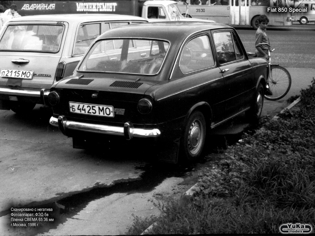 б 4425 МО, FIAT 850 Sedan, 1964–1971