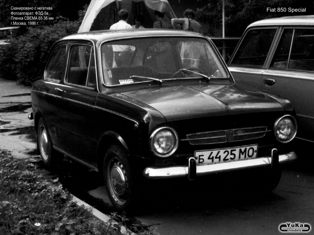 б 4425 МО, FIAT 850 Sedan, 1964–1971