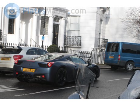 LA62 RJU, Ferrari 458