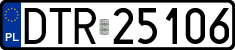 License plates of Poland, Regular car plates