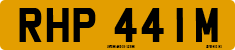 License plate of the United Kingdom, 1963 year system